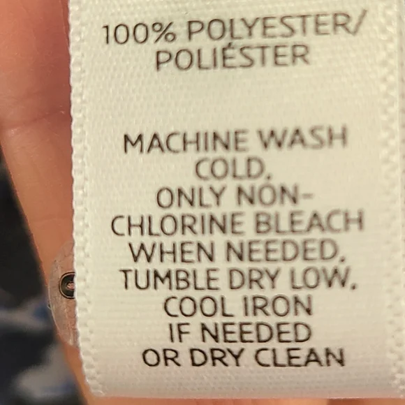 LOFT Navy Floral Women's Blouse - Picture 3 of 4